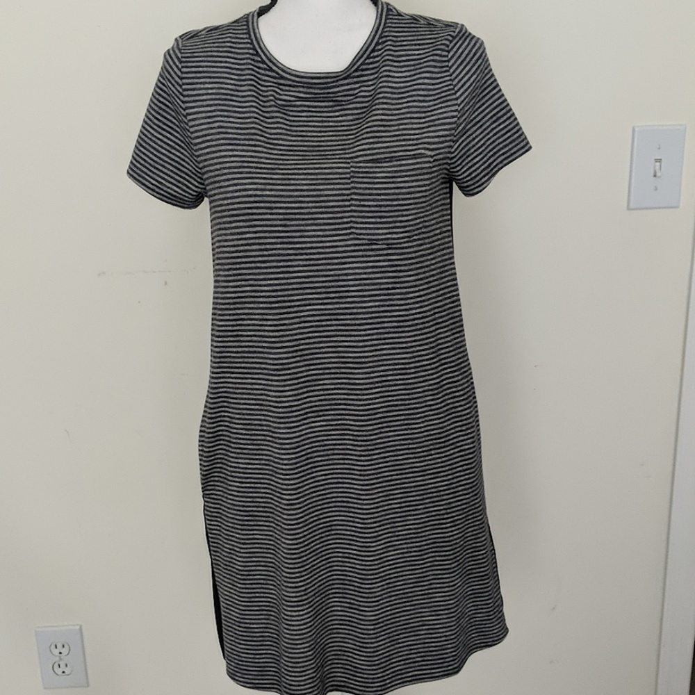 Black and grey dress